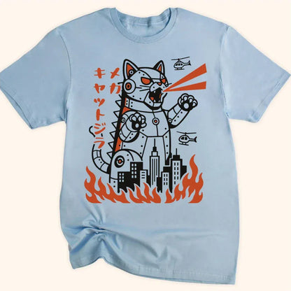 Mecha Kyattojira Everyday Softstyle Tee Light Blue / S 24034582826445691969 T-Shirt