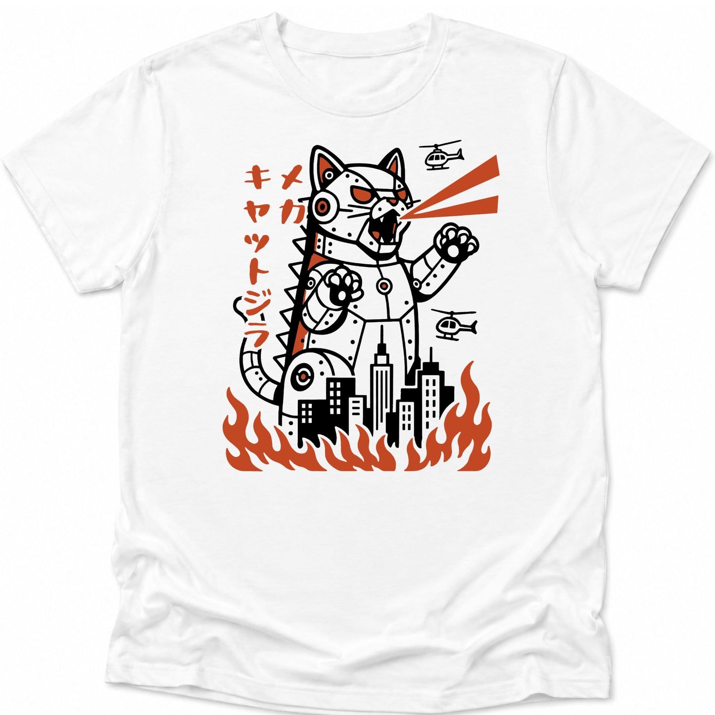 Mecha Kyattojira Everyday Softstyle Tee White / S 16072808901922642763 T-Shirt