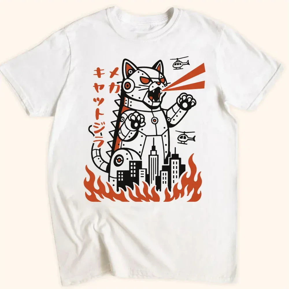 Mecha Kyattojira Everyday Softstyle Tee White / S 33638517811738311389 T-Shirt