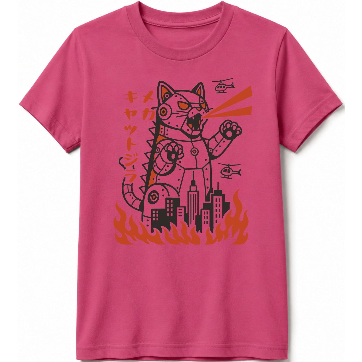 Mecha Kyattojira Kids Tee Berry / S 27274721347337323010 Kids clothes