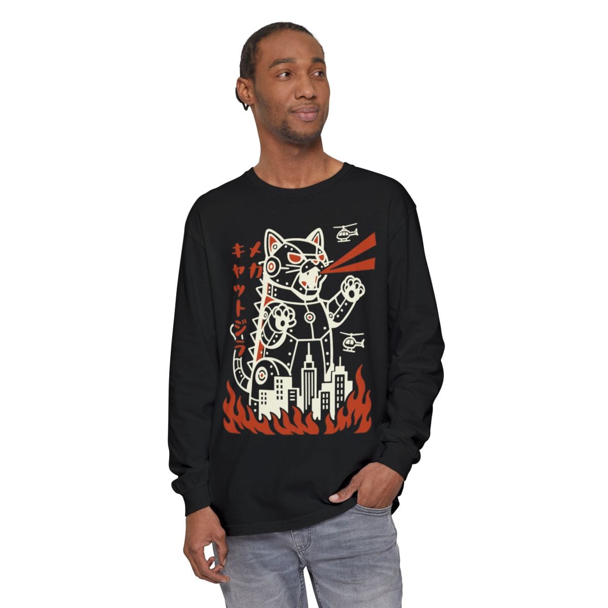 Mecha Kyattojira Long Sleeve Long-sleeve