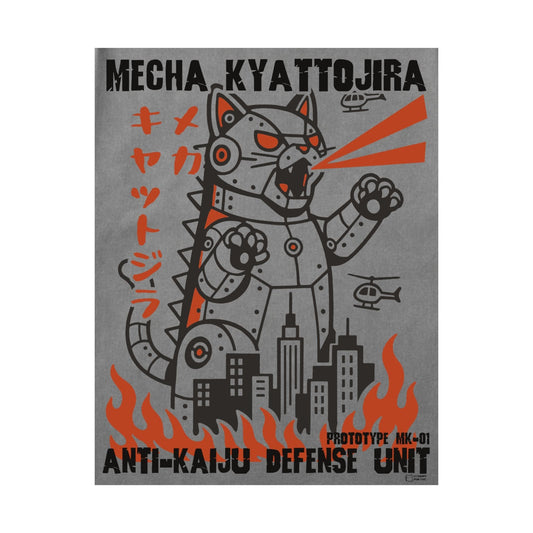 Mecha Kyattojira Poster 11″ x 14″ / Matte 13206624690706365633 Poster