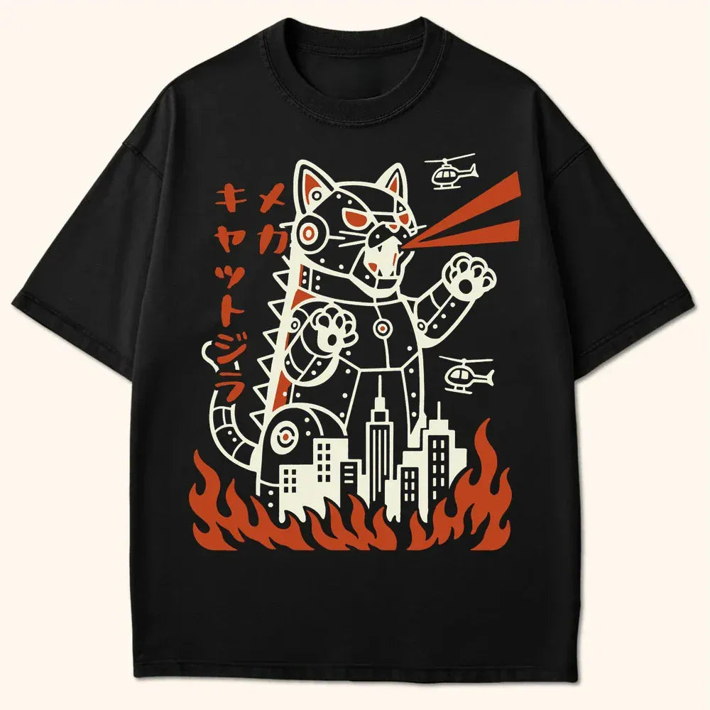 Mecha Kyattojira T-Shirt Black / S 21262062879970547269 T-Shirt