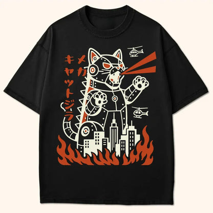 Mecha Kyattojira T-Shirt Black / S 21262062879970547269 T-Shirt