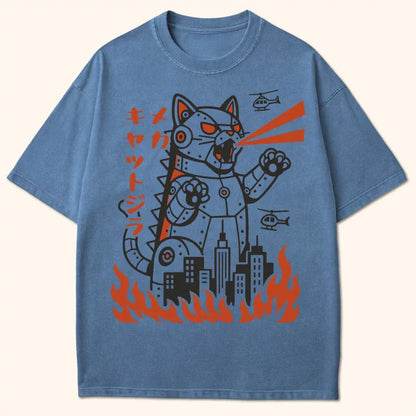 Mecha Kyattojira T-Shirt Blue Jean / S 30090169884053820465 T-Shirt