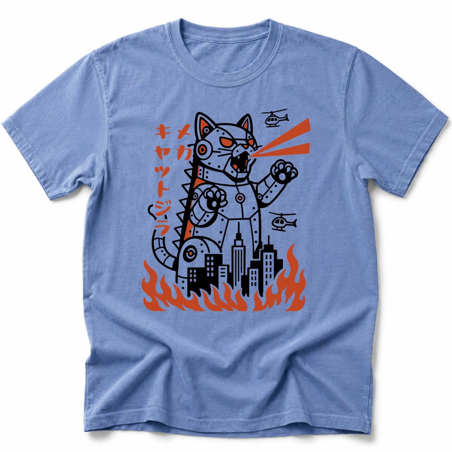 Mecha Kyattojira T-Shirt Blue Jean / S 30090169884053820465 T-Shirt