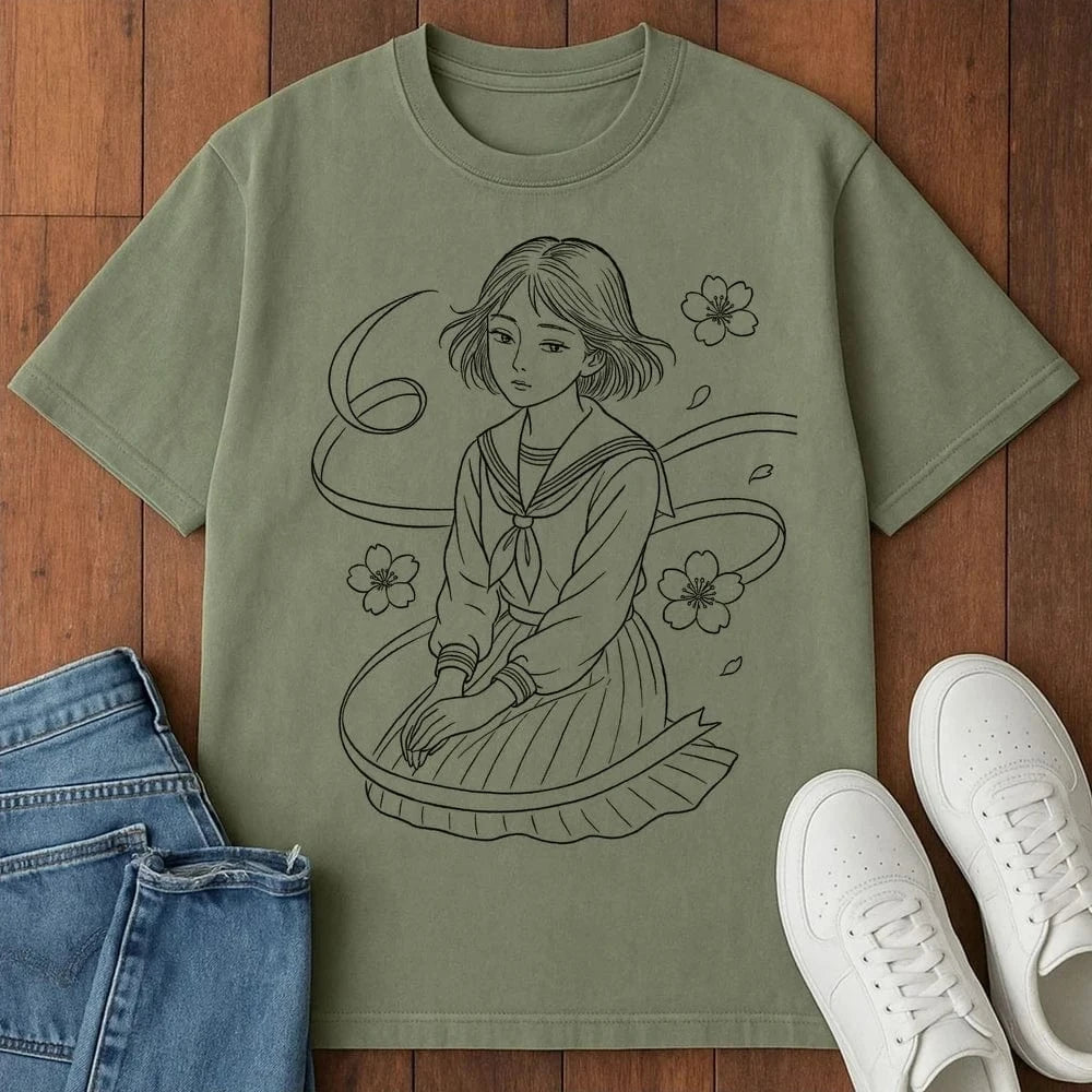 Melancholy Bloom T-Shirt Moss / S 66714274568669973278 T-Shirt
