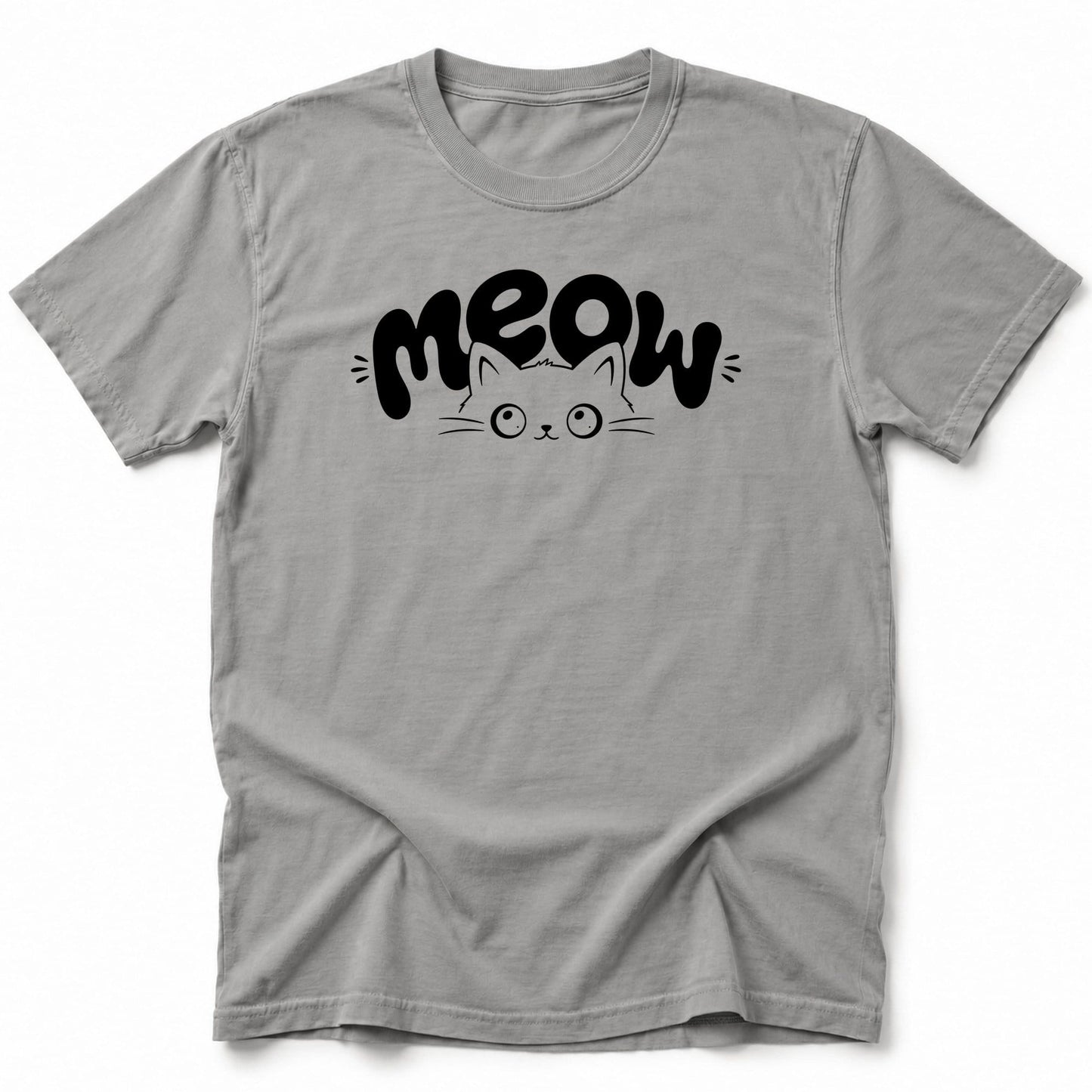 Meow Fad T-Shirt Grey / S 43082338656605946265 T-Shirt