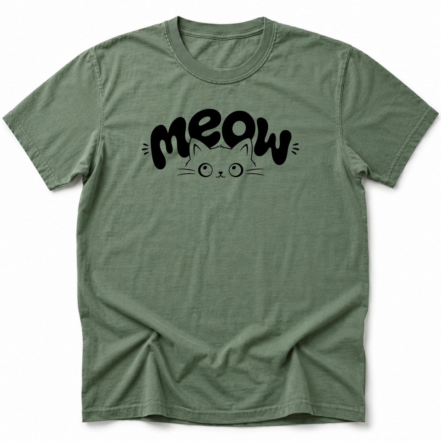 Meow Fad T-Shirt Moss / S 31028899757828689295 T-Shirt
