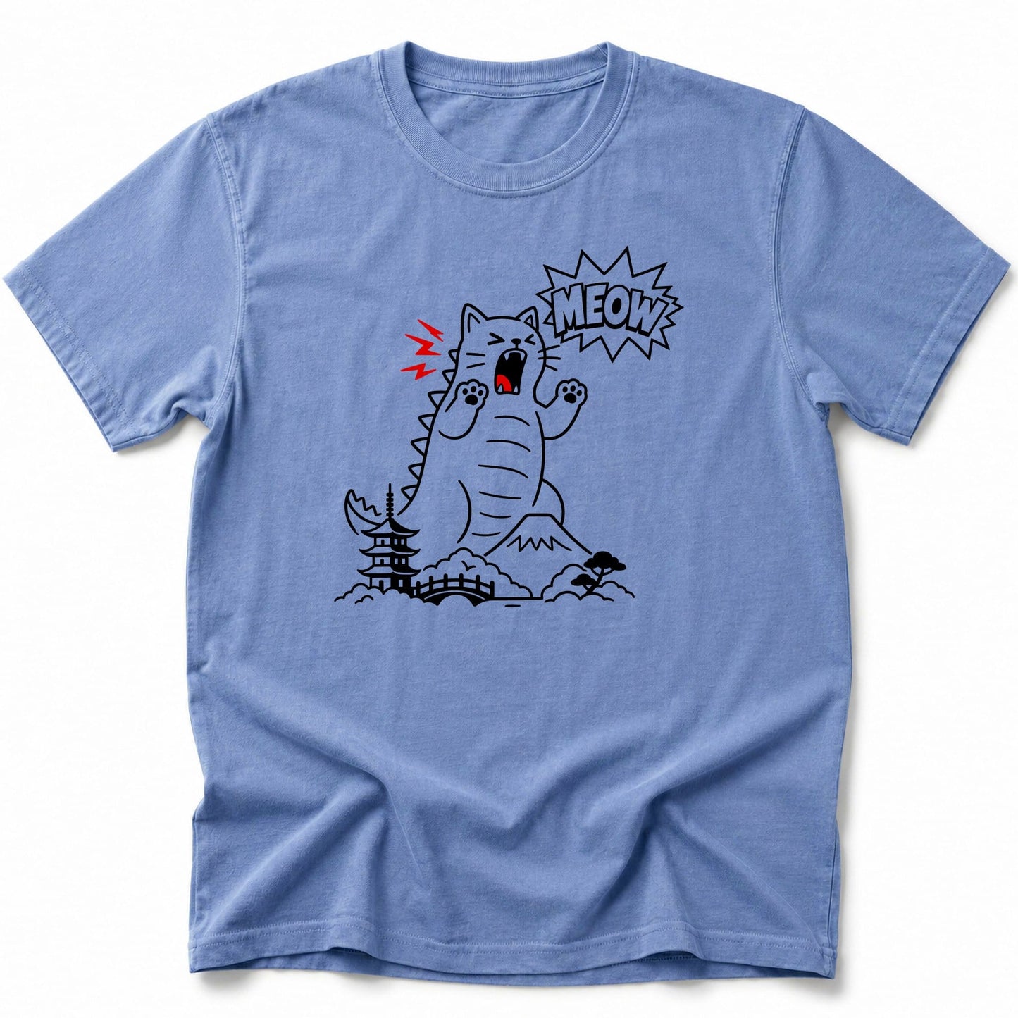 Meow Loud T-Shirt Blue Jean / S 14416520581073163923 T-Shirt