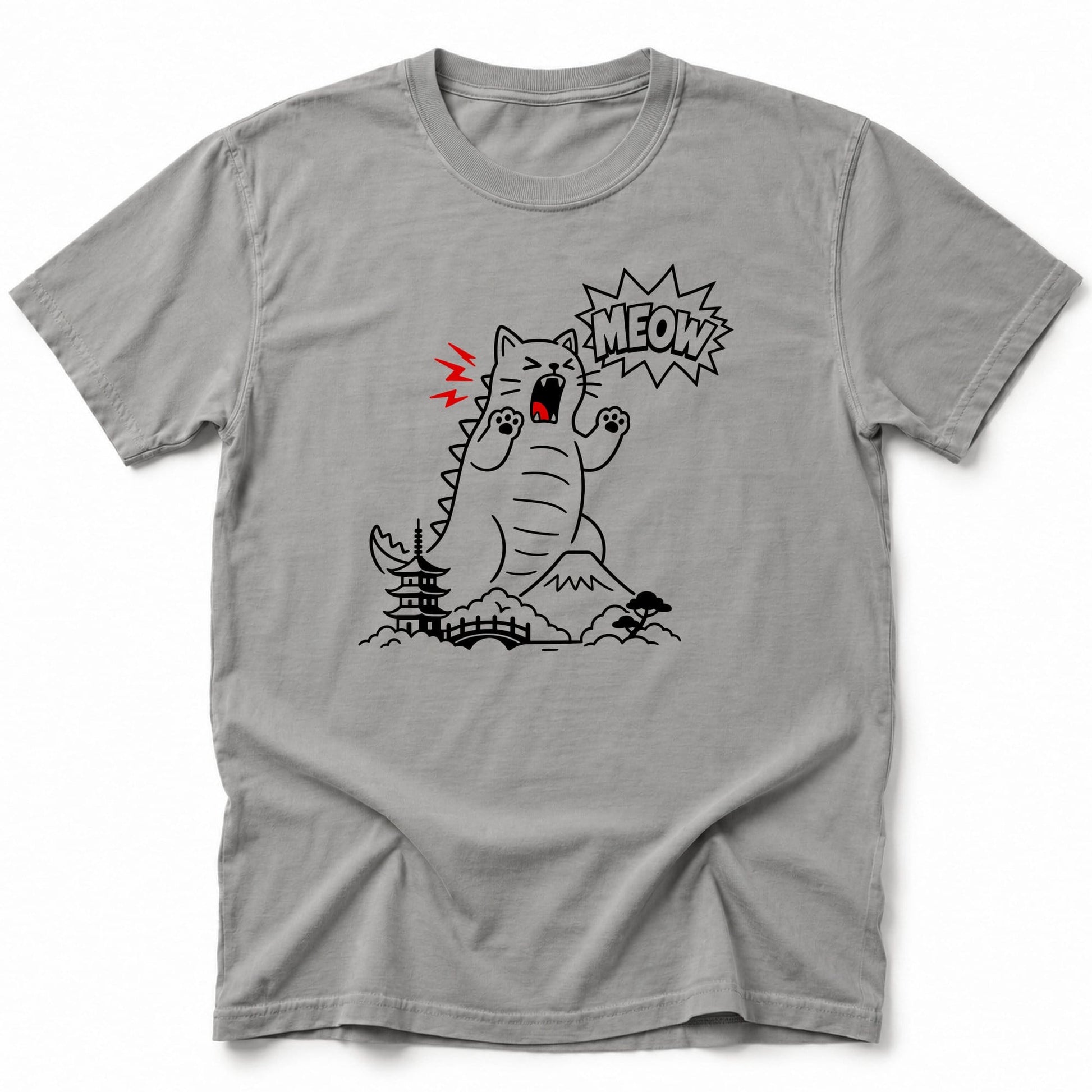 Meow Loud T-Shirt Grey / S 18590175394940404858 T-Shirt
