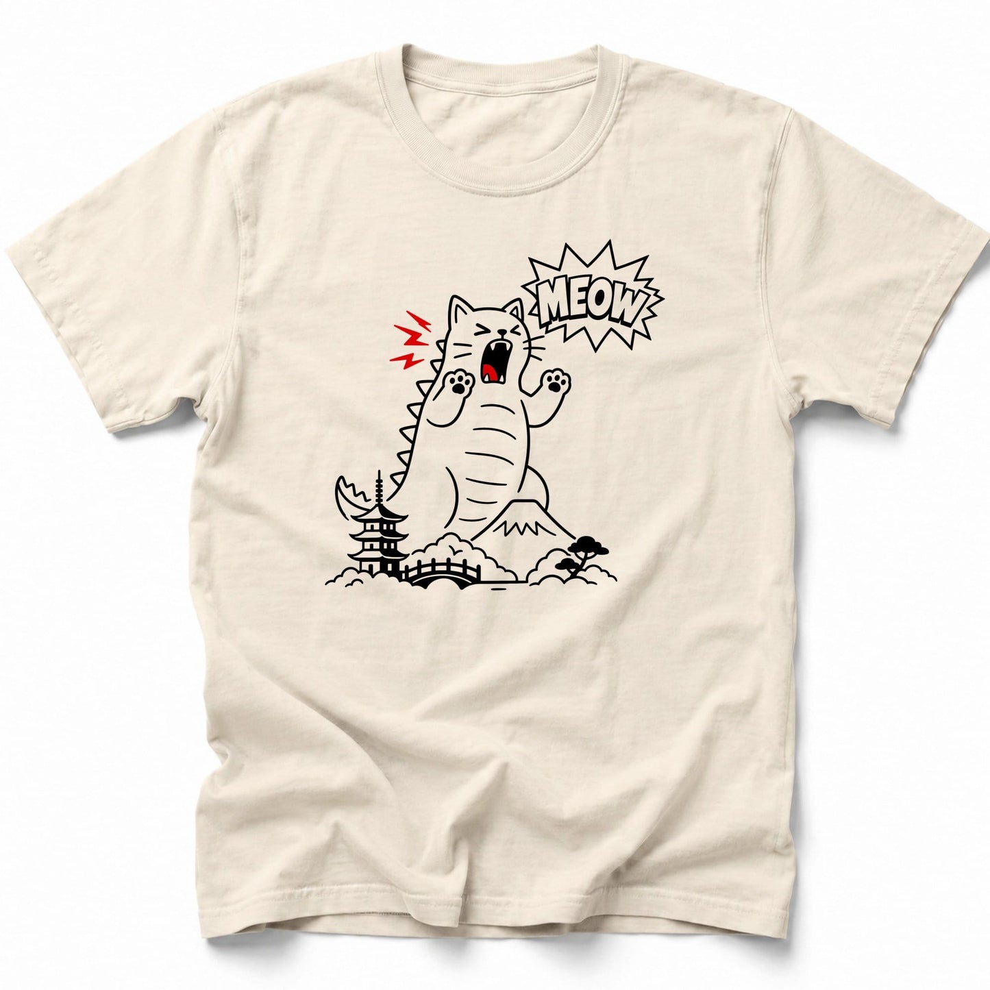 Meow Loud T-Shirt Ivory / S 22630031466970109650 T-Shirt