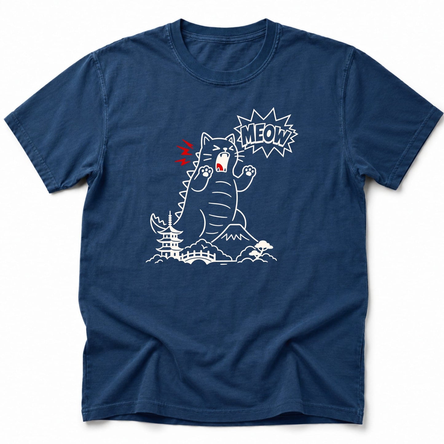 Meow Loud T-Shirt Navy / S 24485187139537235933 T-Shirt