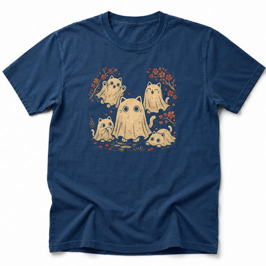 Meow Squad T-Shirt Navy / S 31385572261981445169 T-Shirt