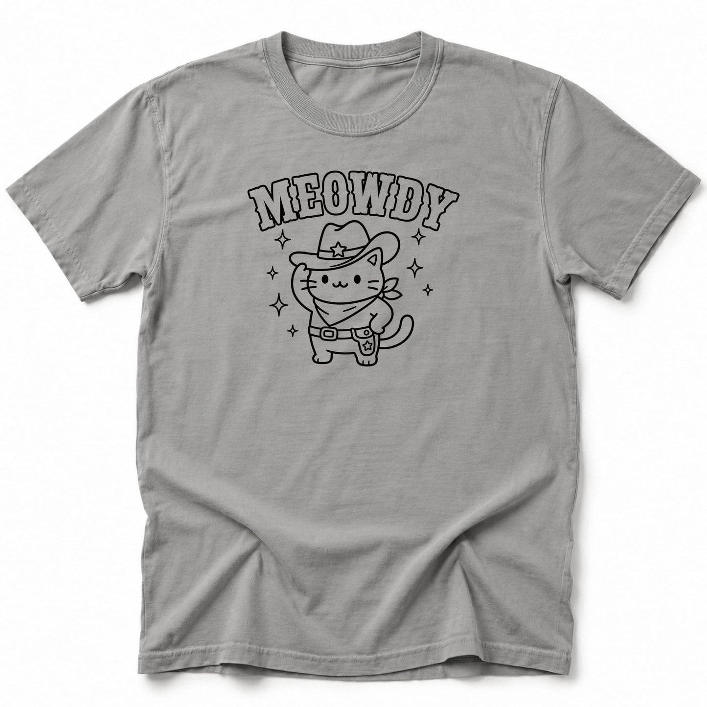 Meowdy Fun T-Shirt Grey / S 23941044793000138899 T-Shirt