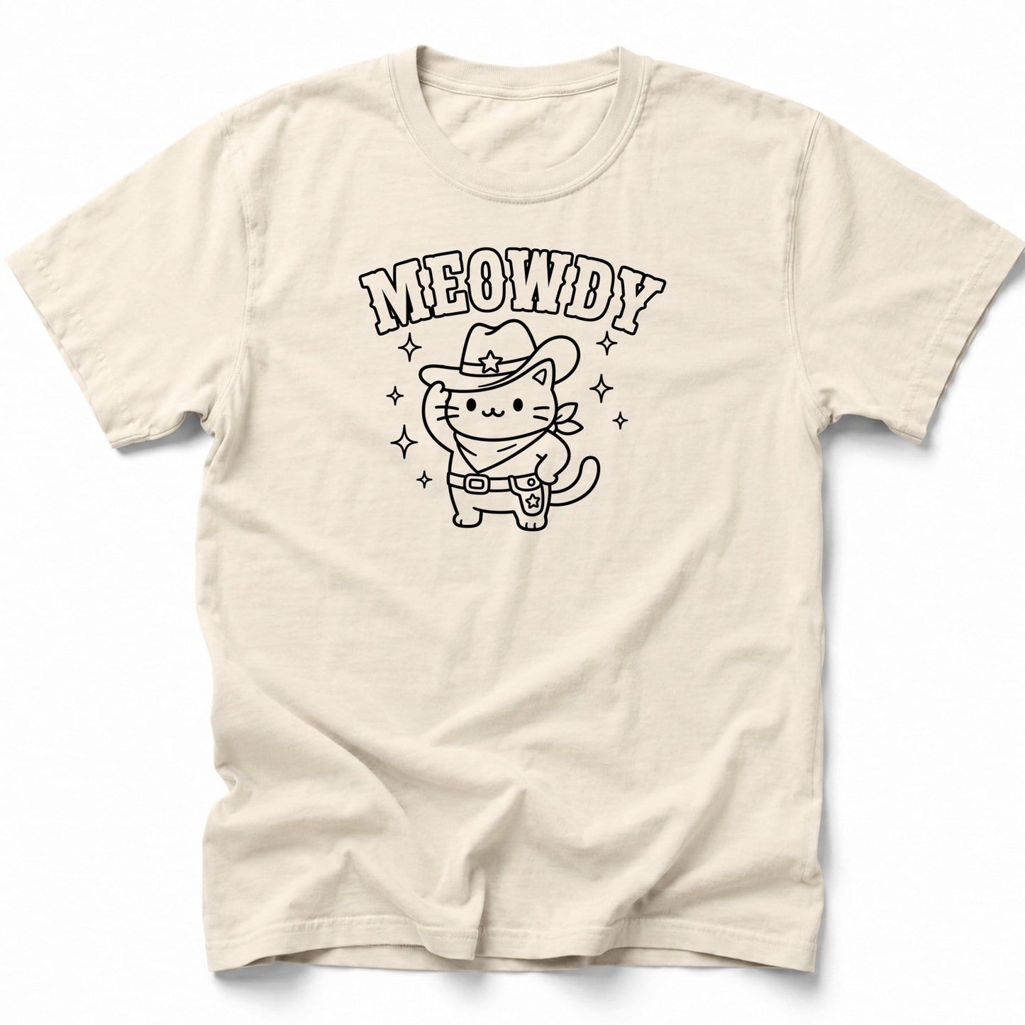 Meowdy Fun T-Shirt Ivory / S 84123705147768296535 T-Shirt
