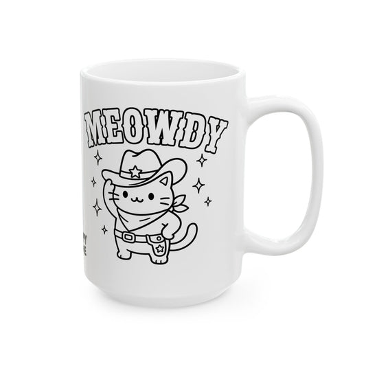 Meowdy Fun White Mug (15oz) 15oz 31667092376165299418 Mug