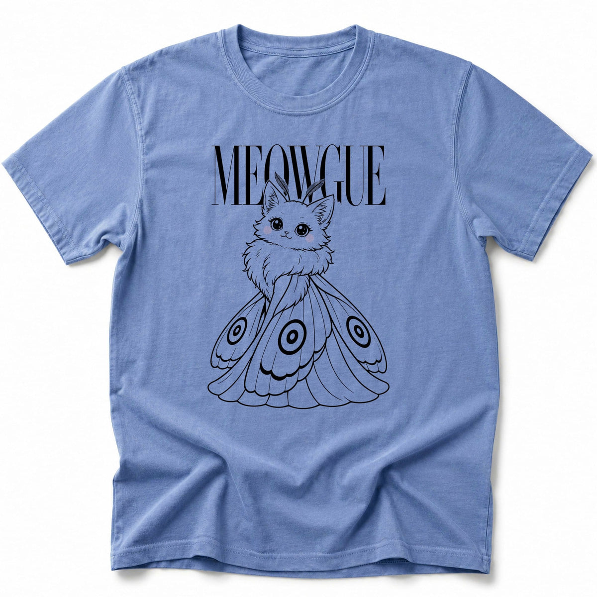 Meowgue T-Shirt Blue Jean / S 13132816483603970008 T-Shirt
