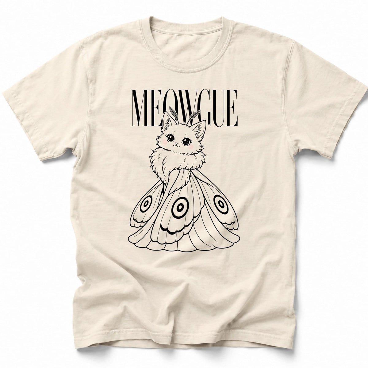 Meowgue T-Shirt Ivory / S 35711787681950225910 T-Shirt