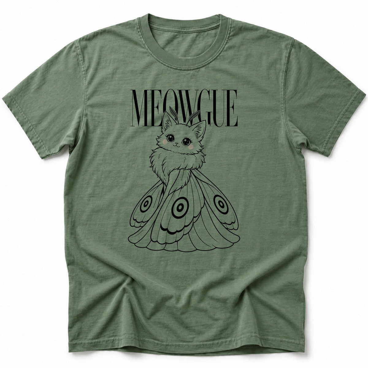 Meowgue T-Shirt Moss / S 24065561497358167492 T-Shirt