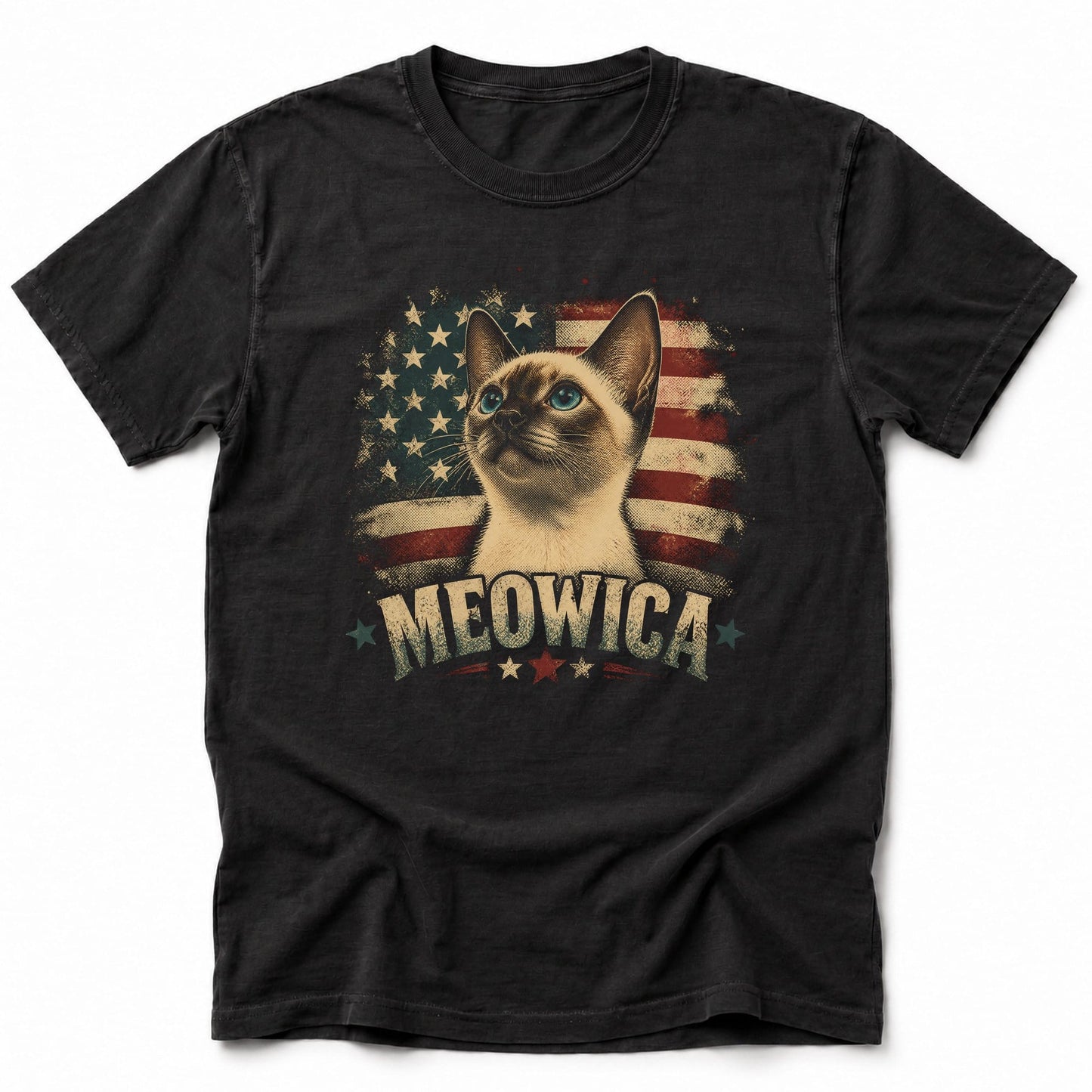 Meowica Free T-Shirt Black / S 18405052961141931924 T-Shirt