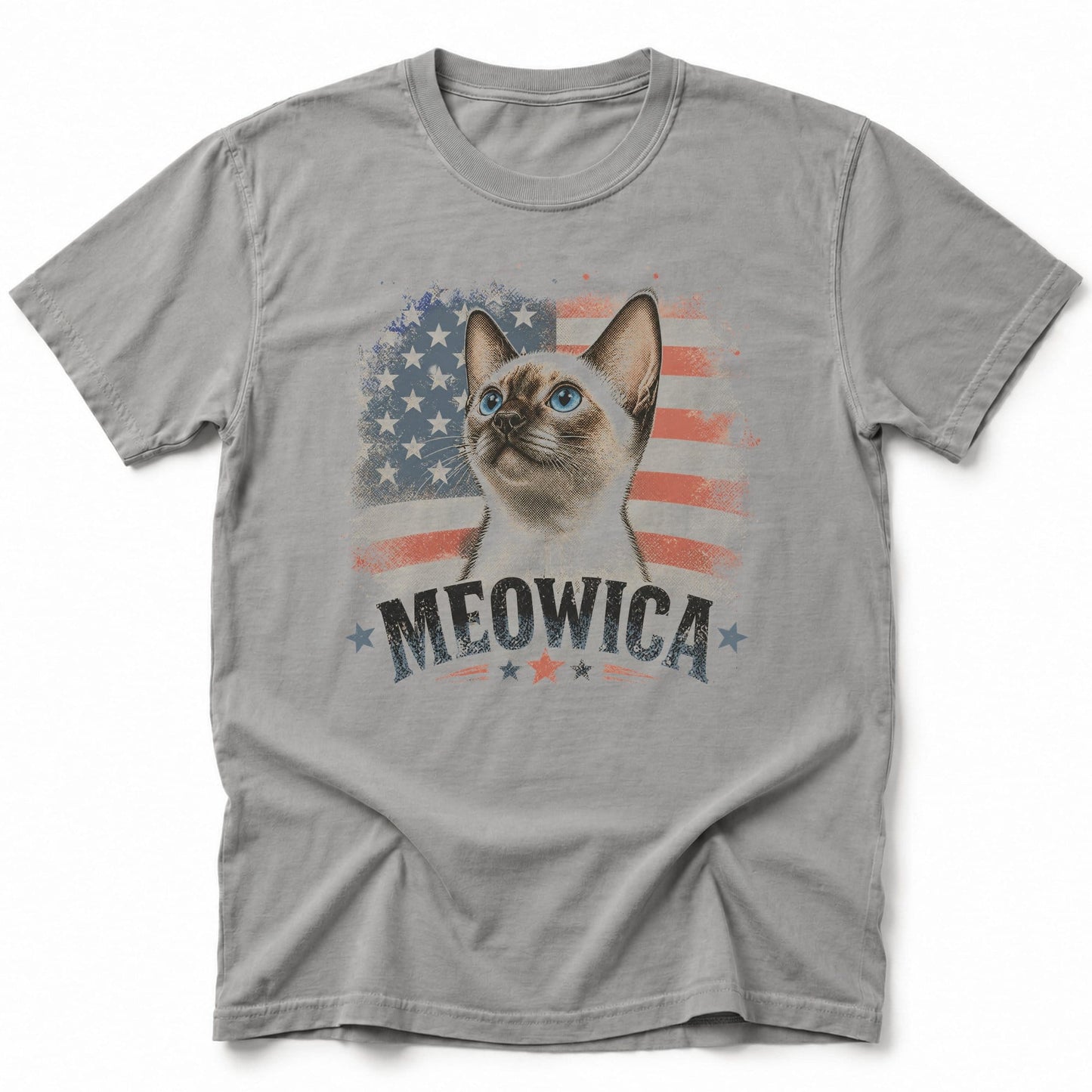 Meowica Free T-Shirt Grey / S 21255583434618151827 T-Shirt