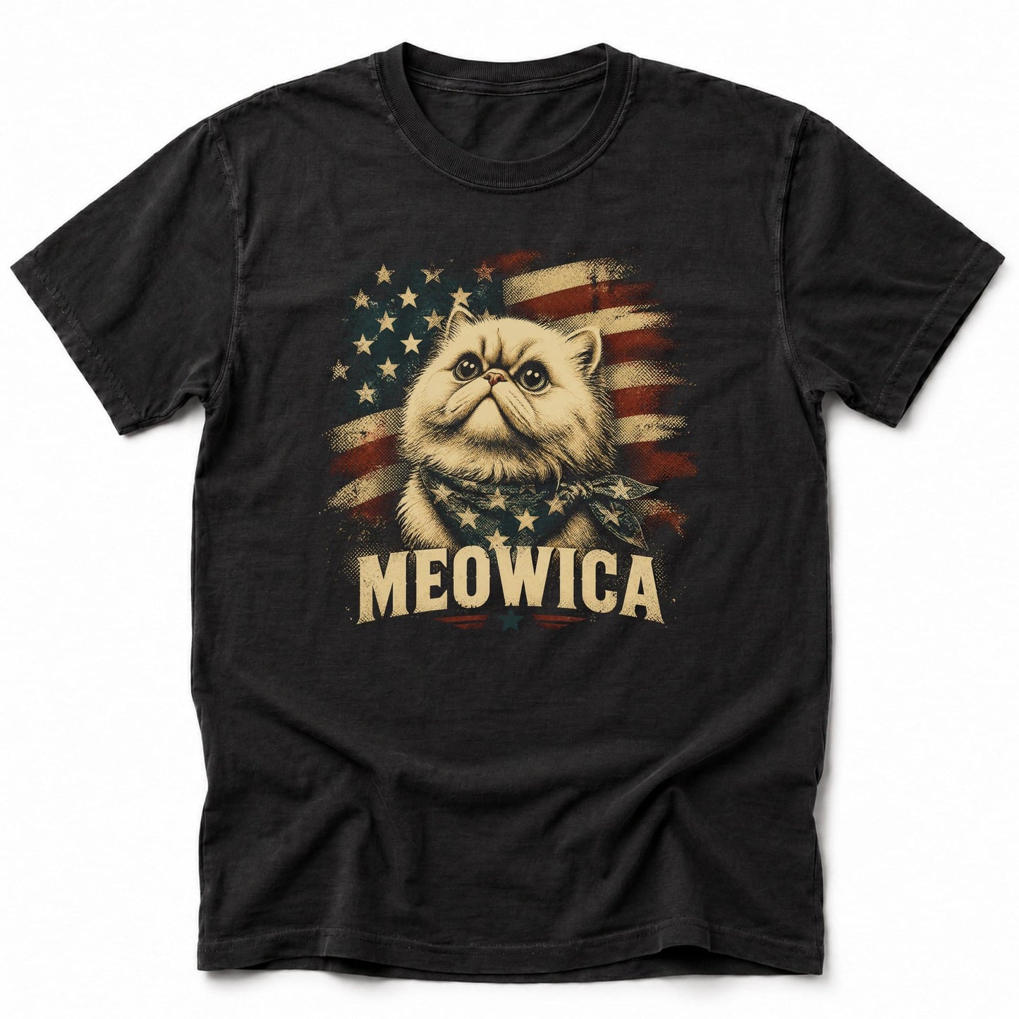 Meowica T-Shirt Black / S 41890003183246699220 T-Shirt