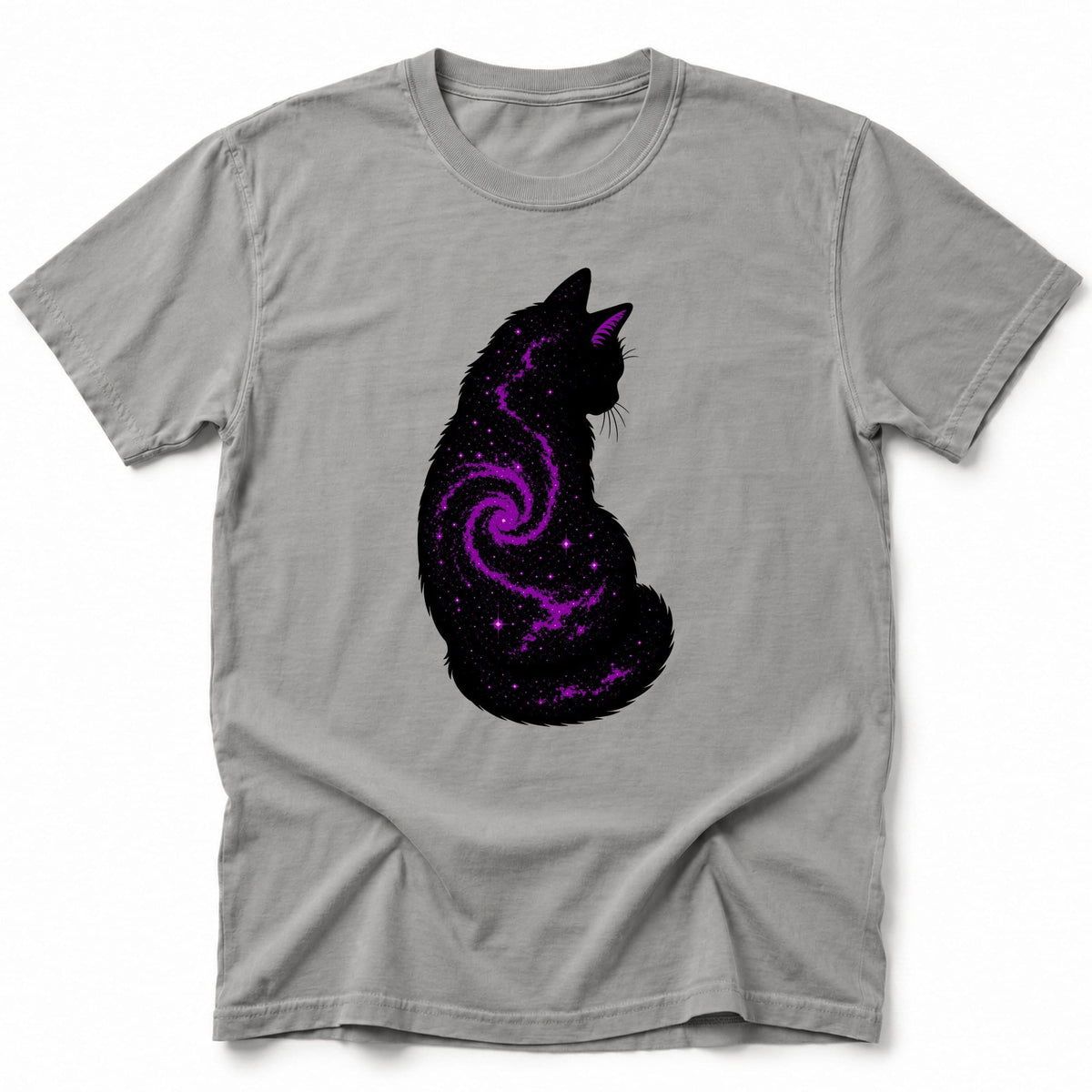 Meowlky Way T-Shirt Grey / S 61759760794501559129 T-Shirt
