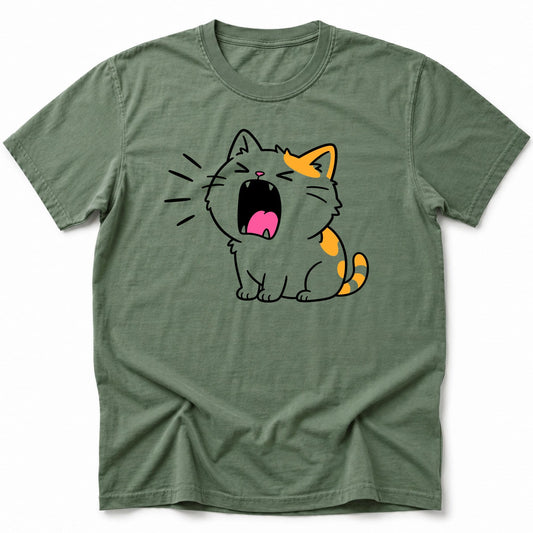 Meowquake T-Shirt Moss / S 19927874012768523019 T-Shirt