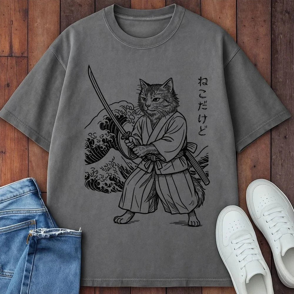 Meowshido T-Shirt Grey / S 26280714457019892911 T-Shirt