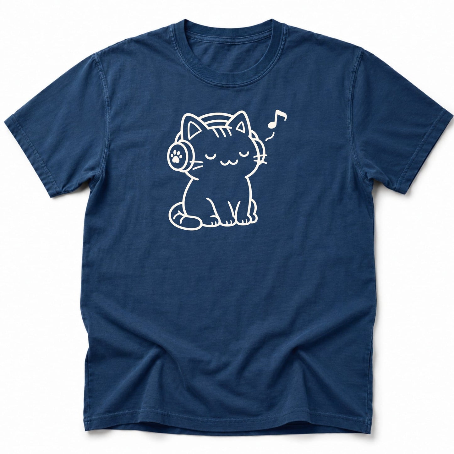 Meowsical T-Shirt Navy / S 23457325100367054146 T-Shirt