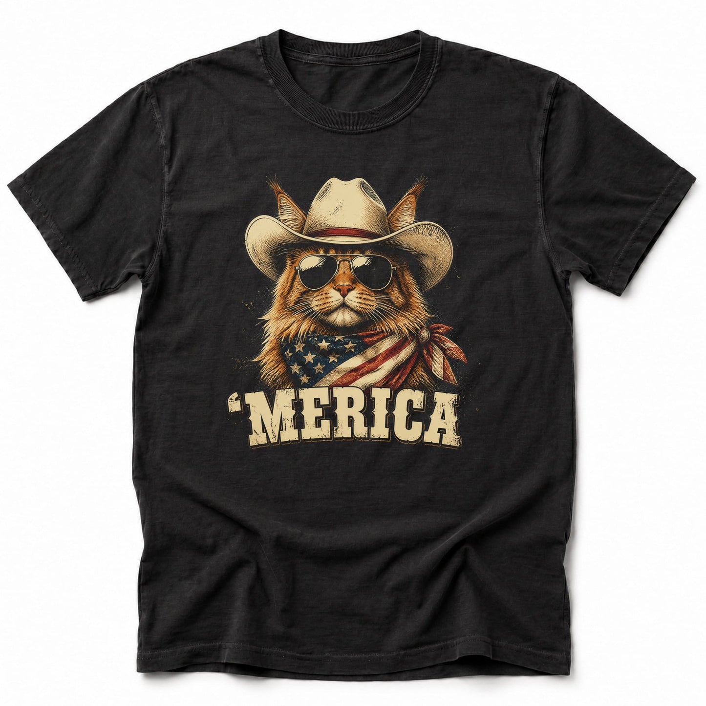Merica T-Shirt Black / S 28273430145375116967 T-Shirt