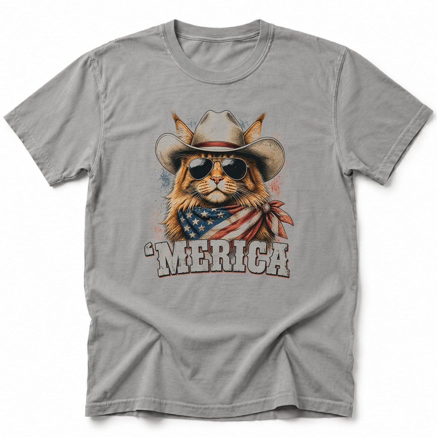 Merica T-Shirt Grey / S 26926003742646236812 T-Shirt