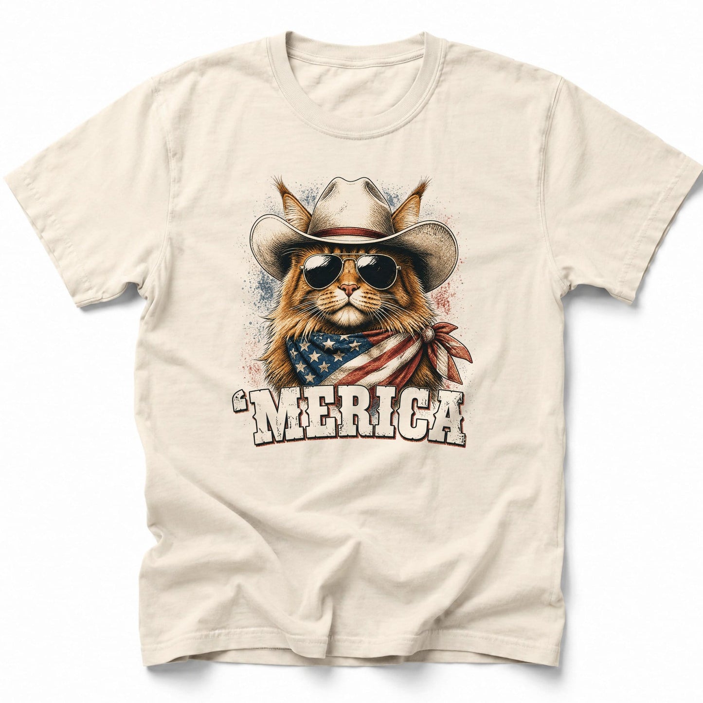 Merica T-Shirt Ivory / S 96943664665763161548 T-Shirt