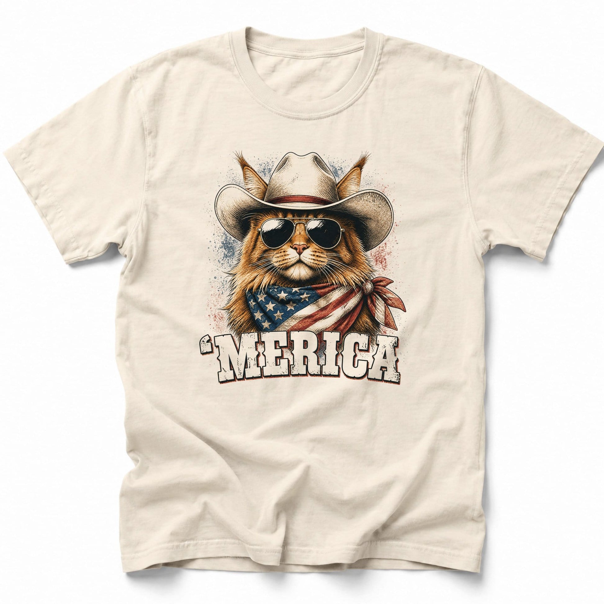 Merica T-Shirt Ivory / S 96943664665763161548 T-Shirt