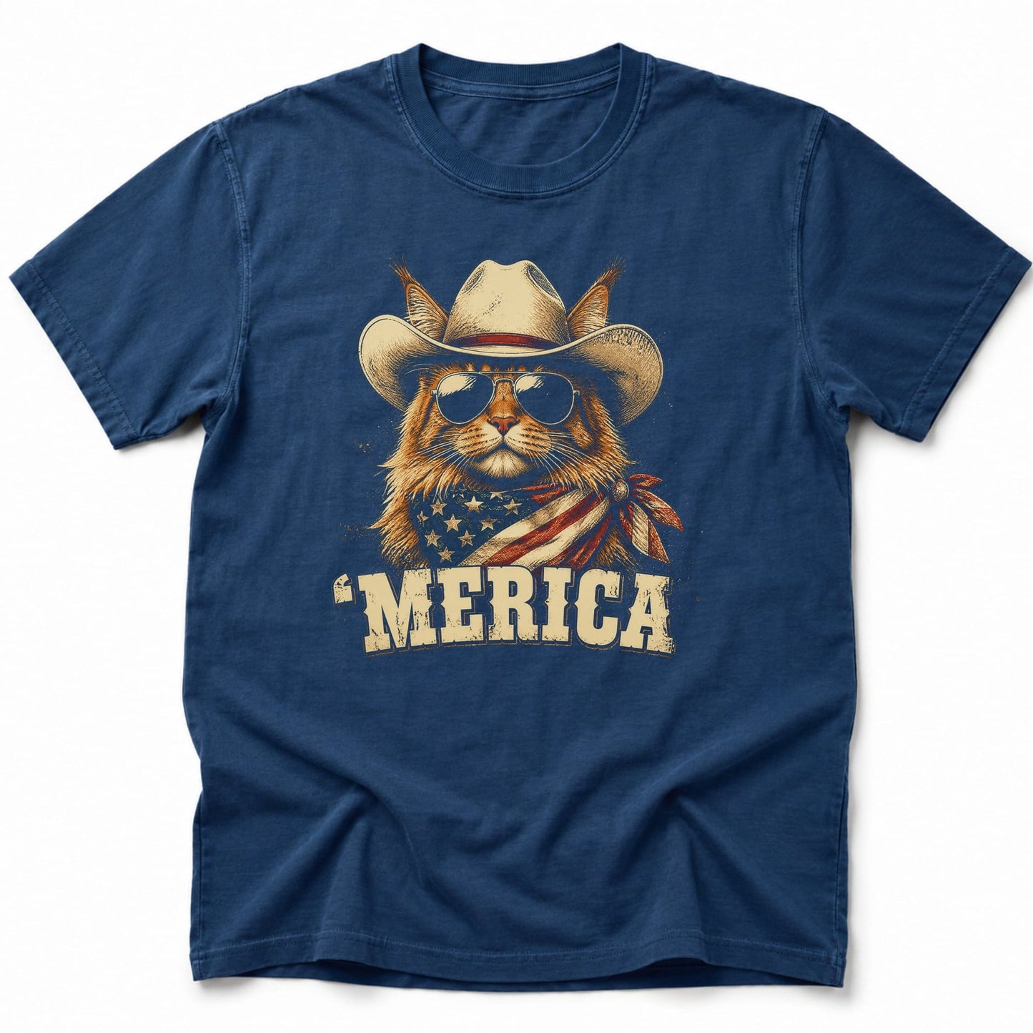 Merica T-Shirt Navy / S 31020610468656359918 T-Shirt