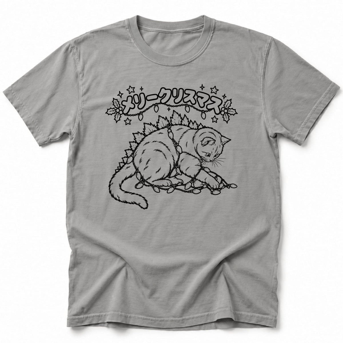 Merry Kyattmas T-Shirt Grey / S 65176297692865907440 T-Shirt