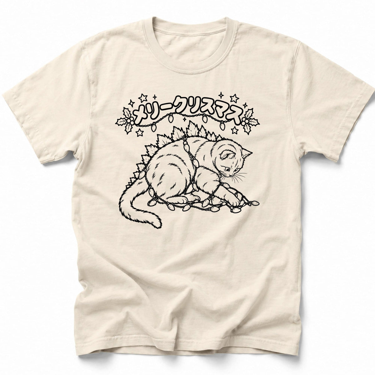 Merry Kyattmas T-Shirt Ivory / S 82652566946437476992 T-Shirt
