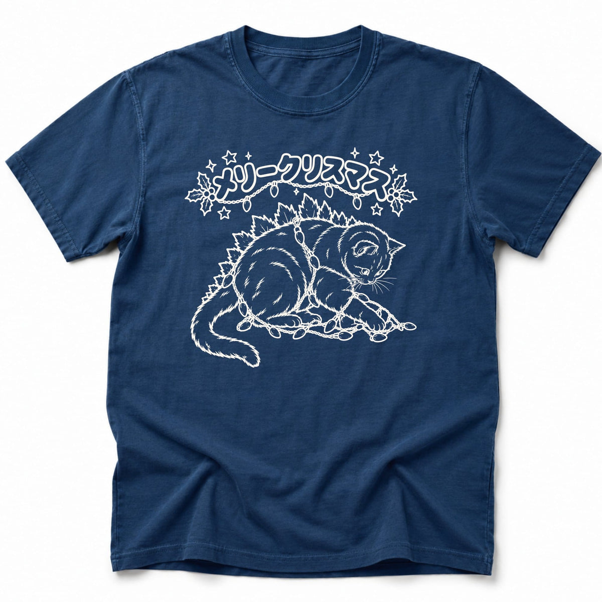 Merry Kyattmas T-Shirt Navy / S 21117768076472779530 T-Shirt