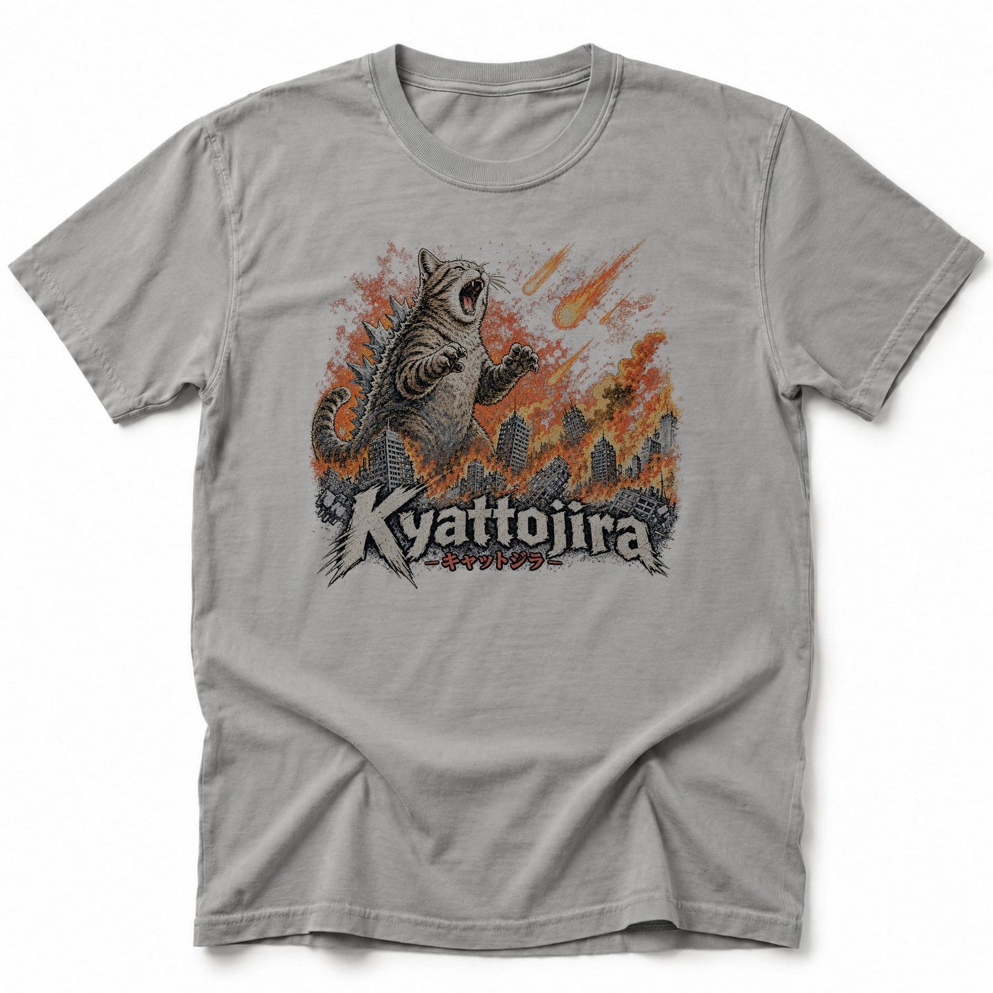 Meteor Roar T-Shirt Grey / S 12086726810535344858 T-Shirt