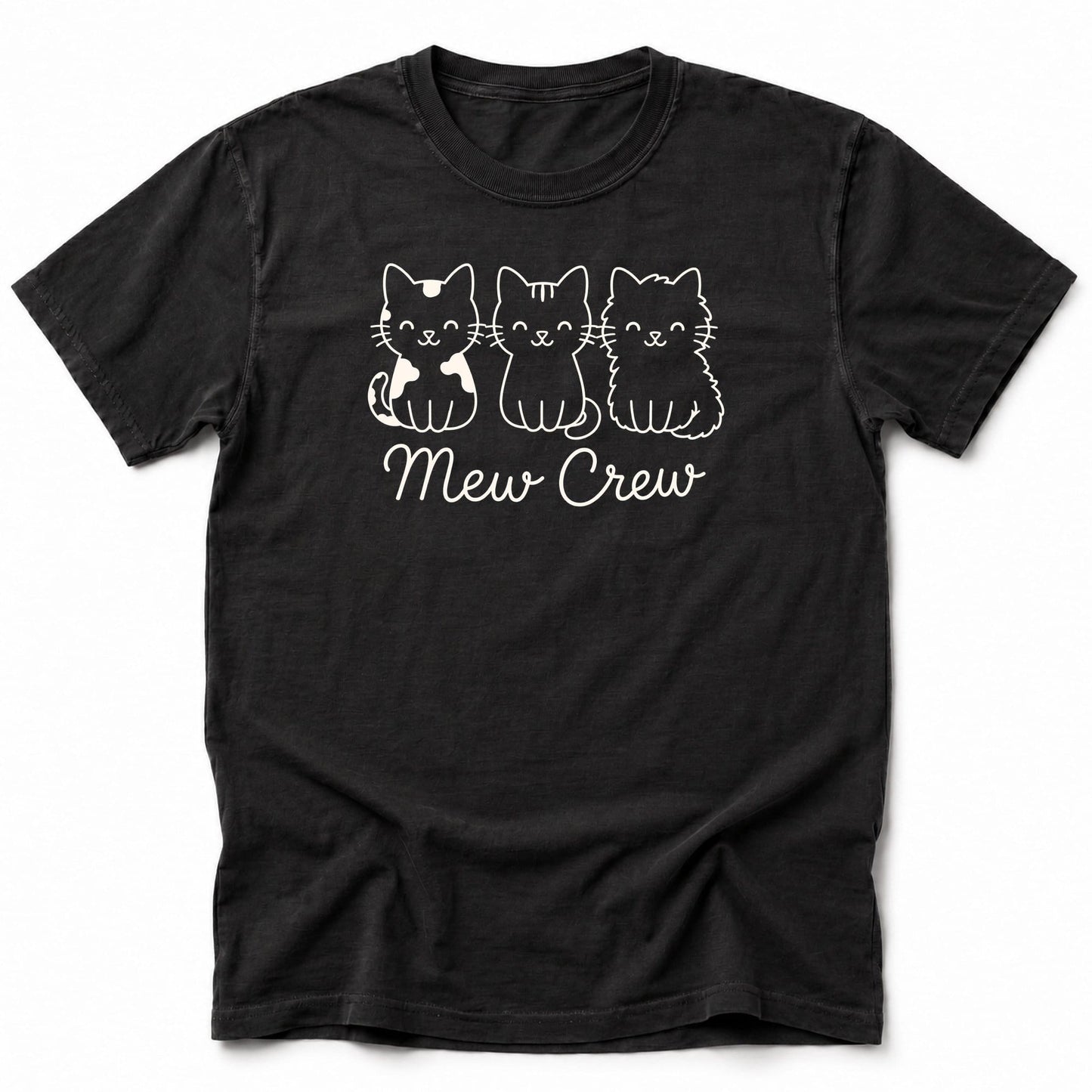 Mew Crew T-Shirt Black / S 29164680577313188667 T-Shirt