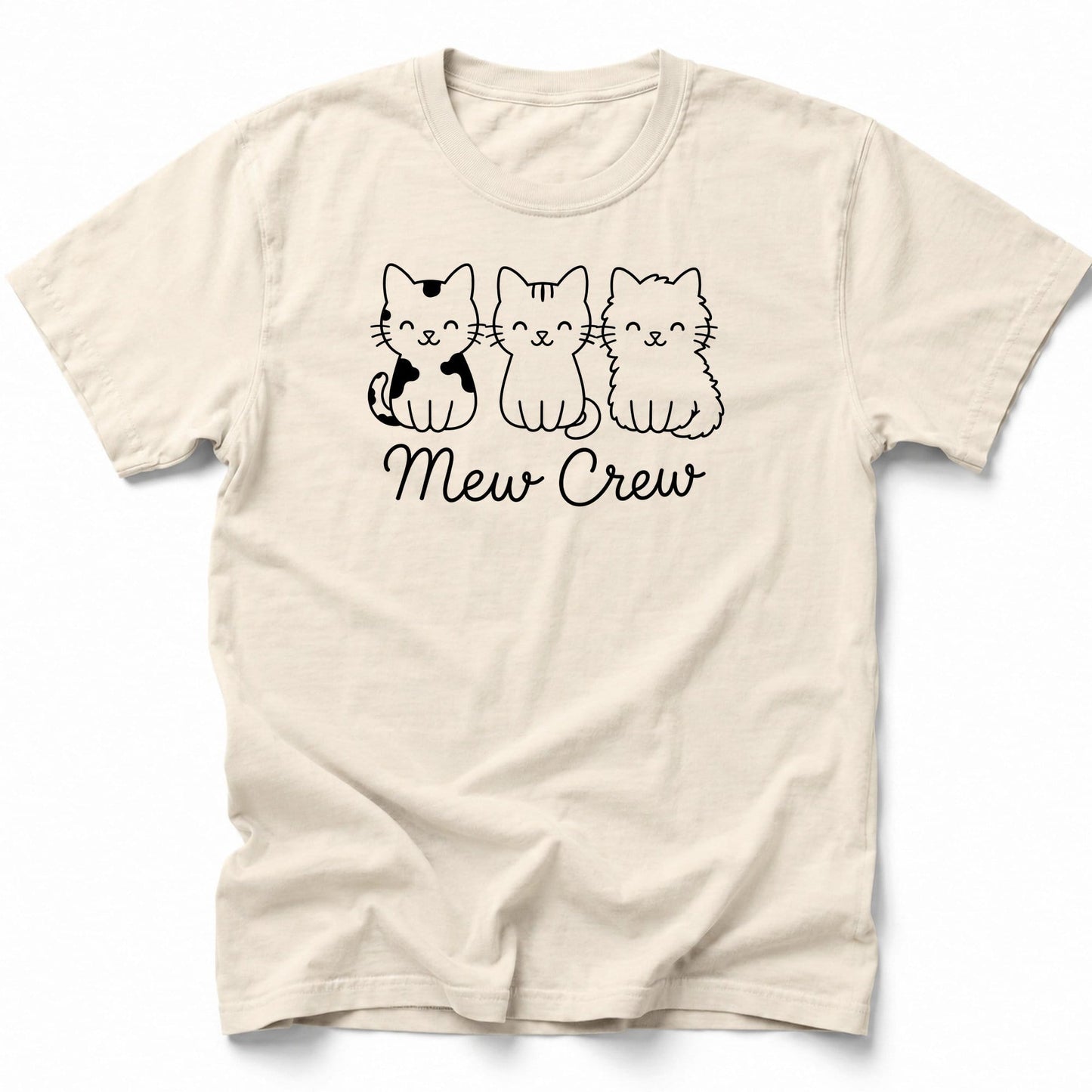 Mew Crew T-Shirt Ivory / S 32556017824321112885 T-Shirt