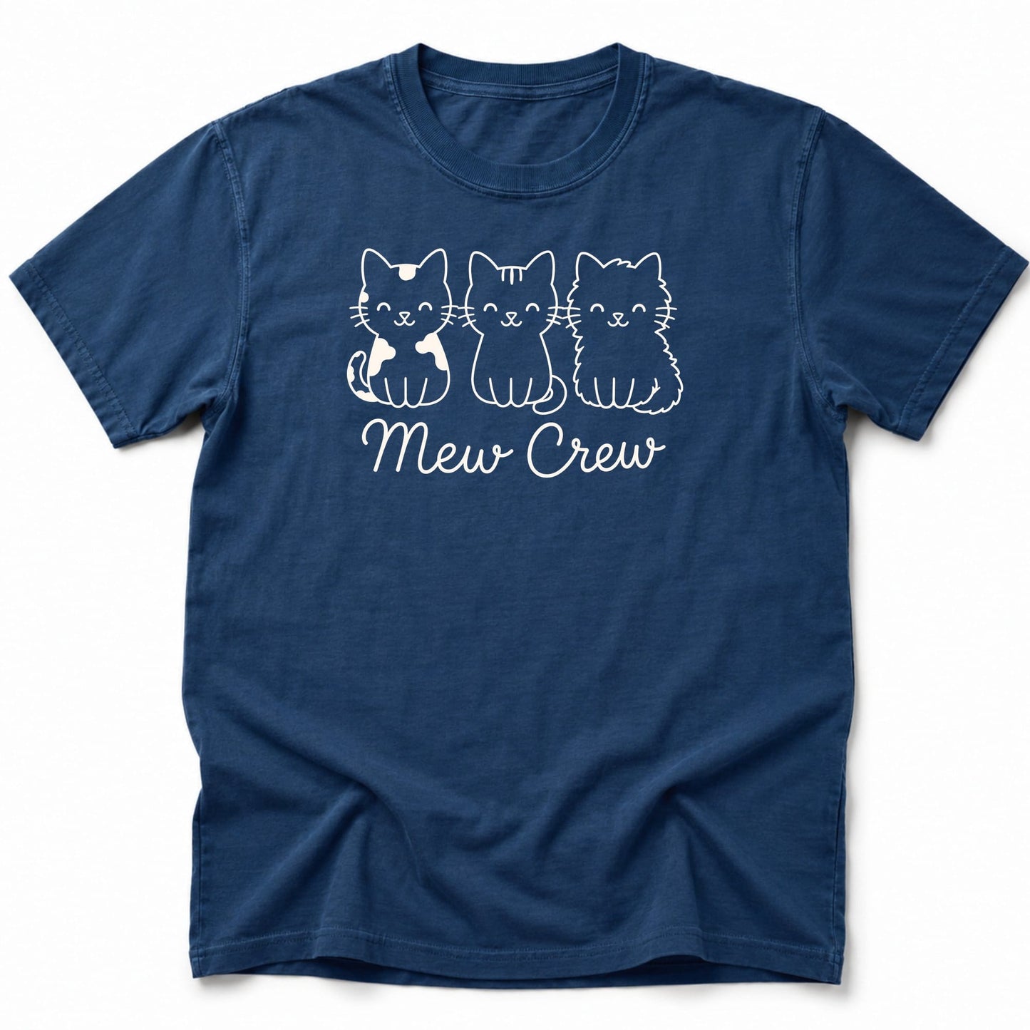 Mew Crew T-Shirt Navy / S 56259141970083369185 T-Shirt