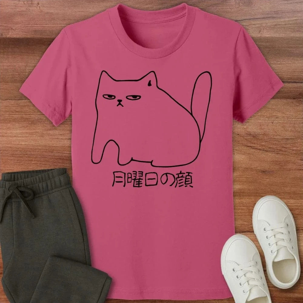 Monday Face Kids T-Shirt Berry / S 16582709744746567637 Kids clothes