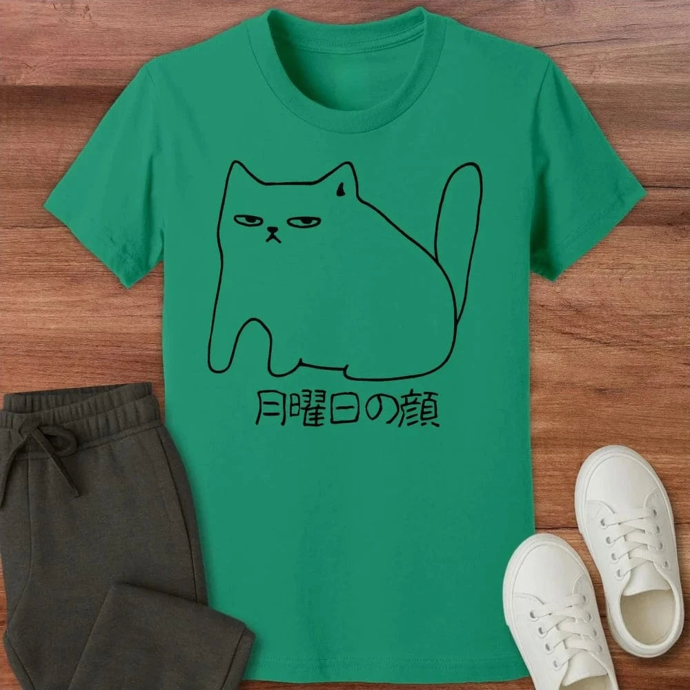 Monday Face Kids T-Shirt Kelly / S 15391267713505030024 Kids clothes