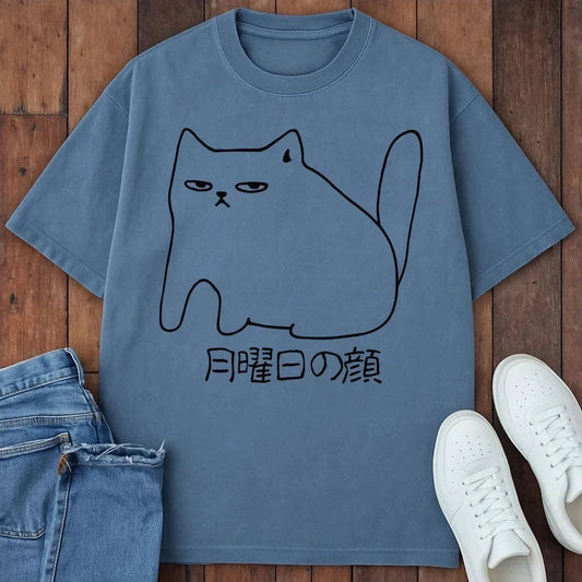 Monday Face T-Shirt Blue Jean / S 28768099898219416561 T-Shirt