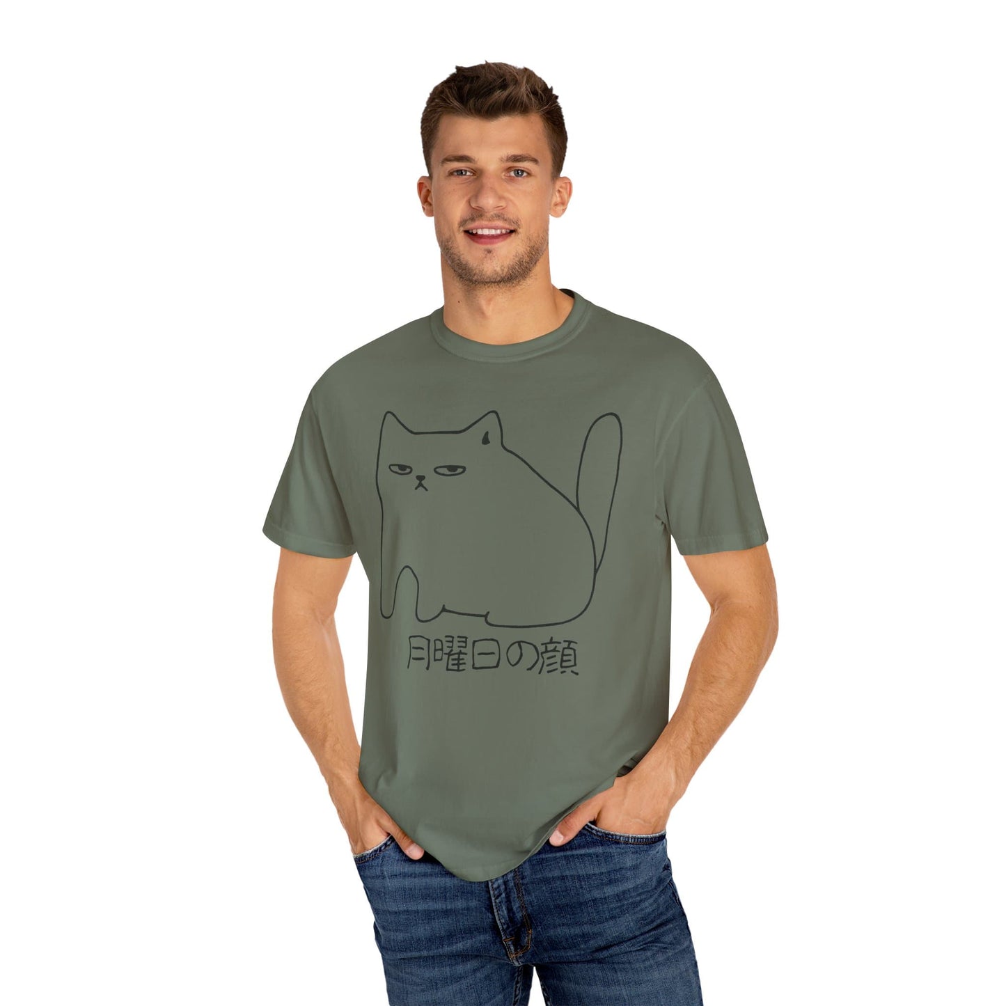 Monday Face T-Shirt  – Softest Cat Tee on Earth T-Shirt