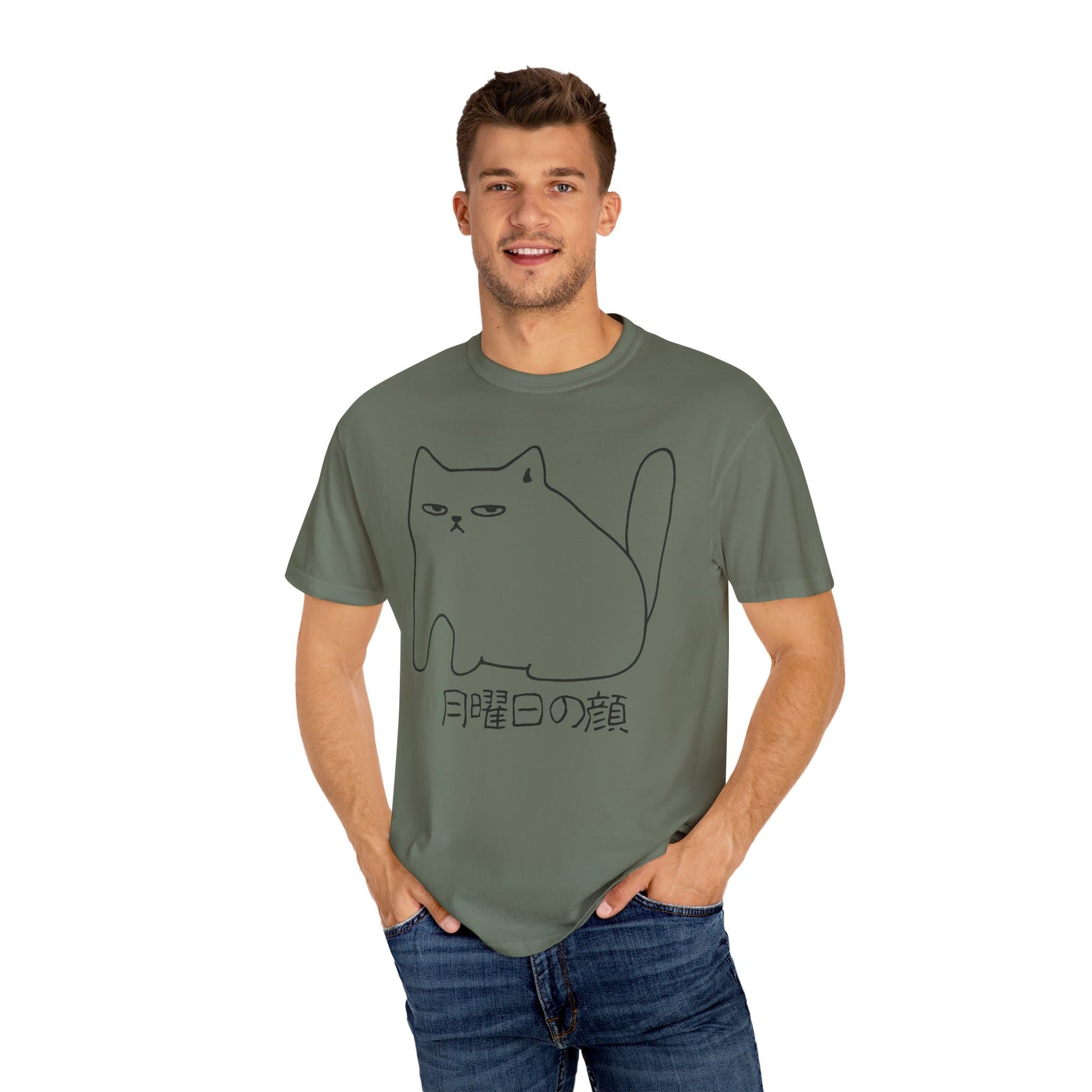 Monday Face T-Shirt  – Softest Cat Tee on Earth T-Shirt