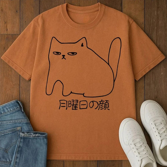 Monday Face T-Shirt Yam / S 12134680144112484028 T-Shirt