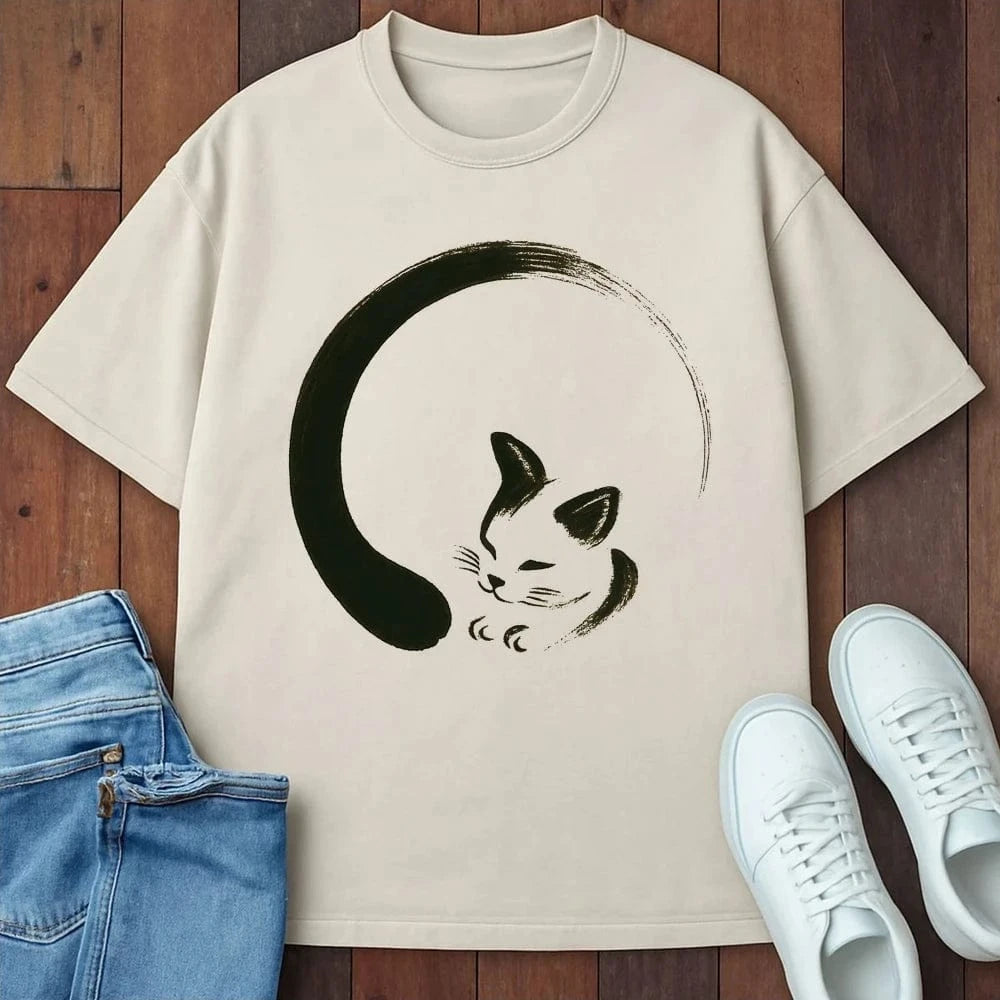 Moon Curl T-Shirt Ivory / S 24651804449109594256 T-Shirt